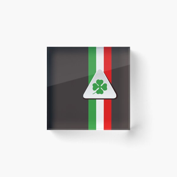 Item preview, Alfa Romeo 4leaf clover Italian Flag designed and sold by Aurealis Creatief.