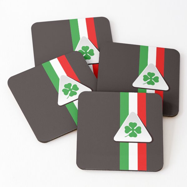 Item preview, Alfa Romeo 4leaf clover Italian Flag designed and sold by Aurealis Creatief.