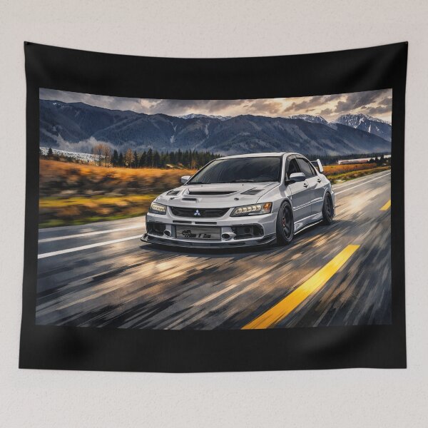 Item preview, Apex Silver Mitsubishi Evo 9 Lake Run designed and sold by TheMitsuGuy.