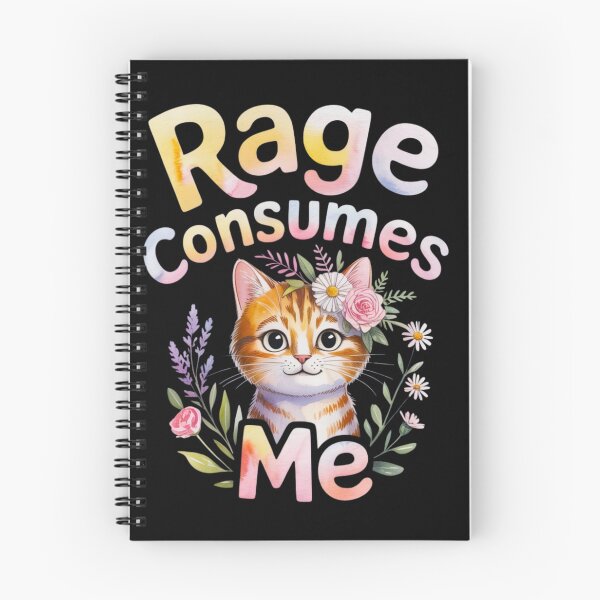 Item preview, Cute Cat Rage Consumes Me designed and sold by FurrFunPrints.
