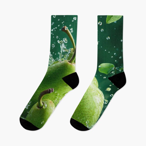 Item preview, Fresh Green Pear Splash designed and sold by Kaleidoscope Print.