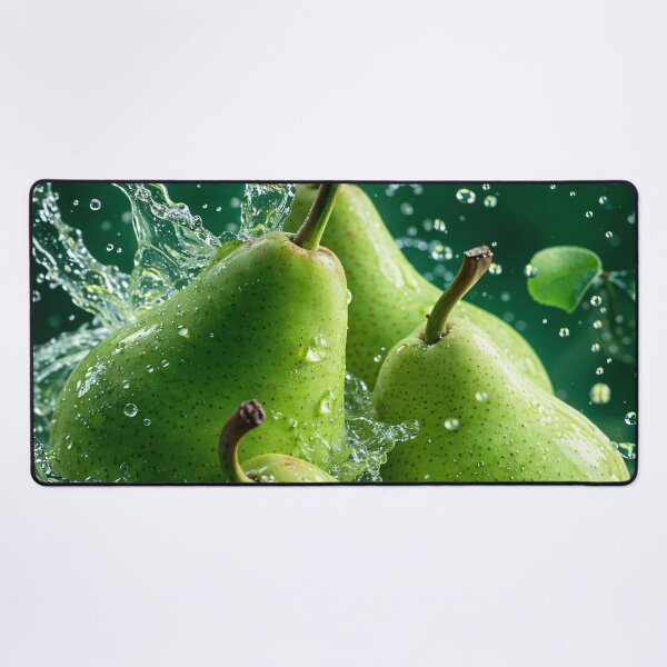 Item preview, Fresh Green Pear Splash designed and sold by Kaleidoscope Print.