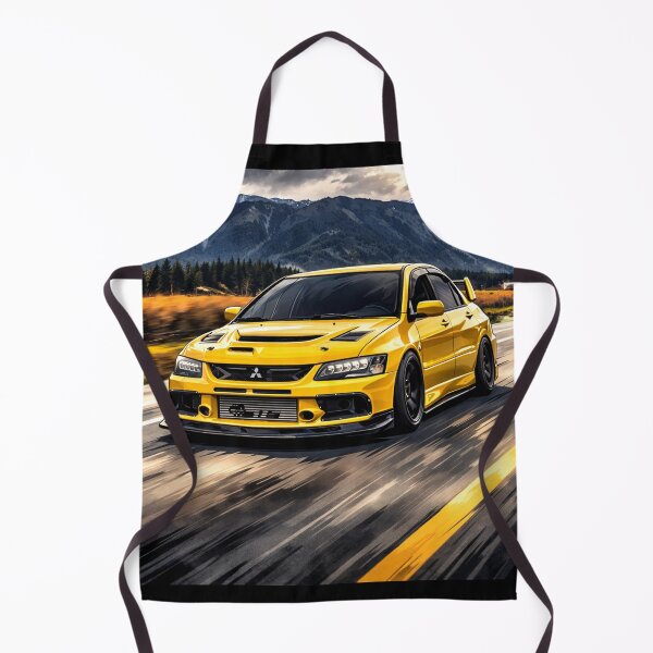 Item preview, Lightning Yellow Mitsubishi Evo 9 Lake Run designed and sold by TheMitsuGuy.