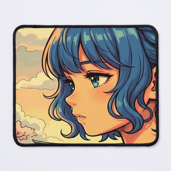 Item preview, Anime Girl in Kimono with Cherry Blossoms designed and sold by martinbrochard.