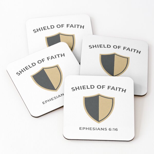 Item preview, Shield of Faith Ephesians 6:16 – Christian Armor of God Statement designed and sold by astersgraphics.