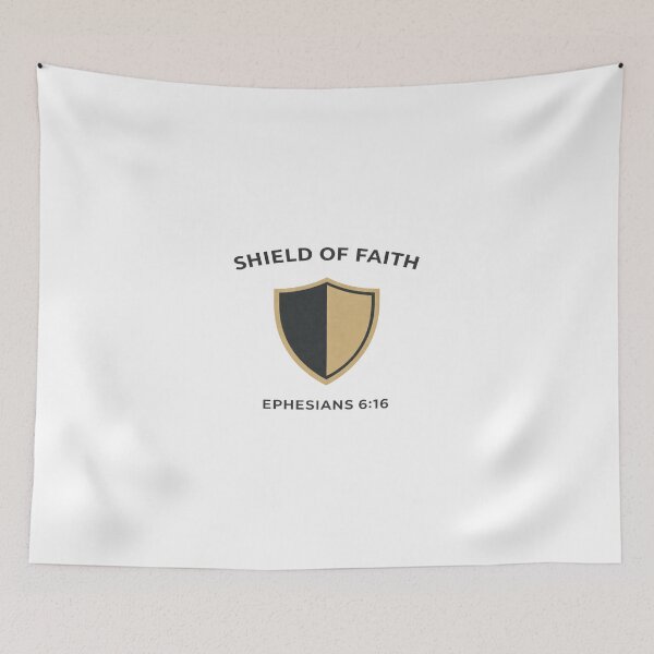 Item preview, Shield of Faith Ephesians 6:16 – Christian Armor of God Statement designed and sold by astersgraphics.