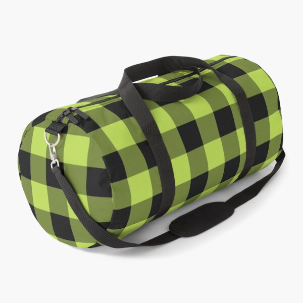 Item preview, Black And Lime Gingham Pattern designed and sold by pattern-archive.