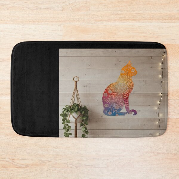 Item preview, Boho Cat Wall Art designed and sold by Duvelier.