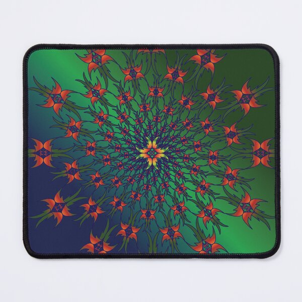 Item preview, Emerald Midnight Radiant Mandala designed and sold by OIL Pattern Design .