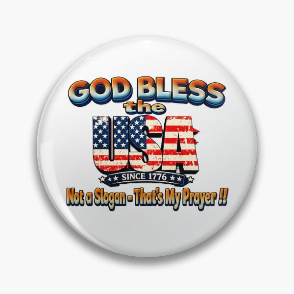 Item preview, GOD BLESS THE USA - NOT A SLOGAN - THAT'S MY PRAYER!! designed and sold by Teez2Plz.