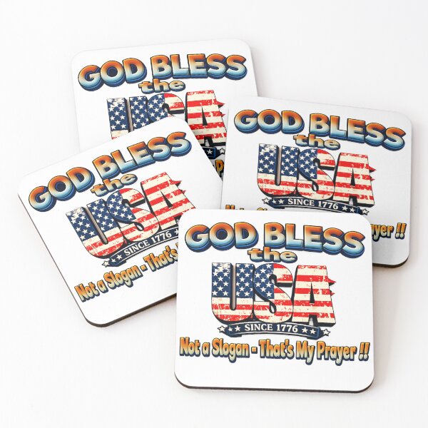 Item preview, GOD BLESS THE USA - NOT A SLOGAN - THAT'S MY PRAYER!! designed and sold by Teez2Plz.