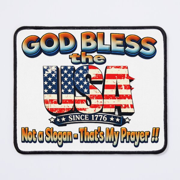 Item preview, GOD BLESS THE USA - NOT A SLOGAN - THAT'S MY PRAYER!! designed and sold by Teez2Plz.