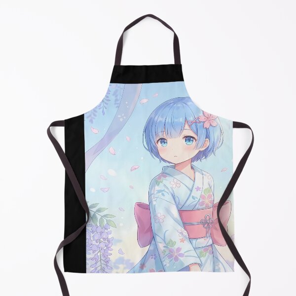 Item preview, Anime Girl in Kimono with Flowers designed and sold by martinbrochard.
