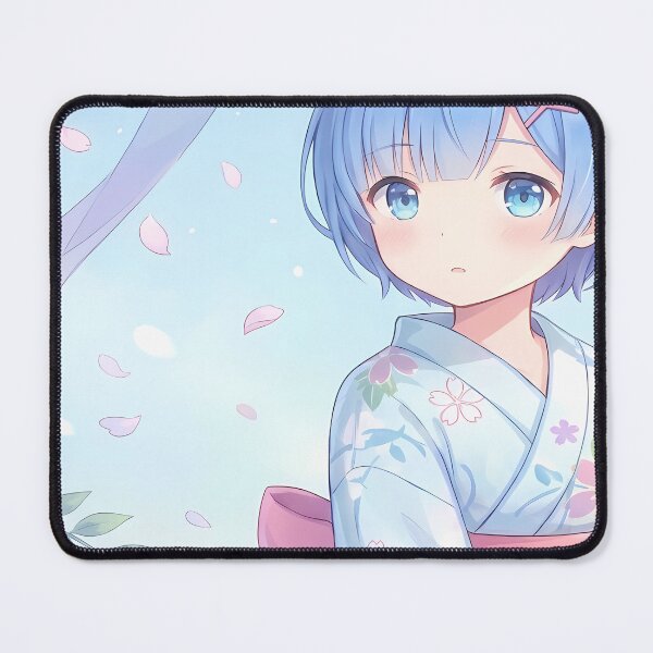Item preview, Anime Girl in Kimono with Flowers designed and sold by martinbrochard.