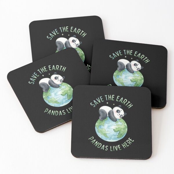Item preview, Save The Earth Pandas Live Here - Cute Kawaii Panda Earth Day designed and sold by haitrieuic96.