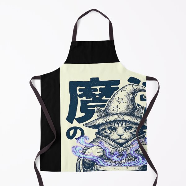 Item preview, Wizard Cat Making Magical Ramen designed and sold by Duvelier.