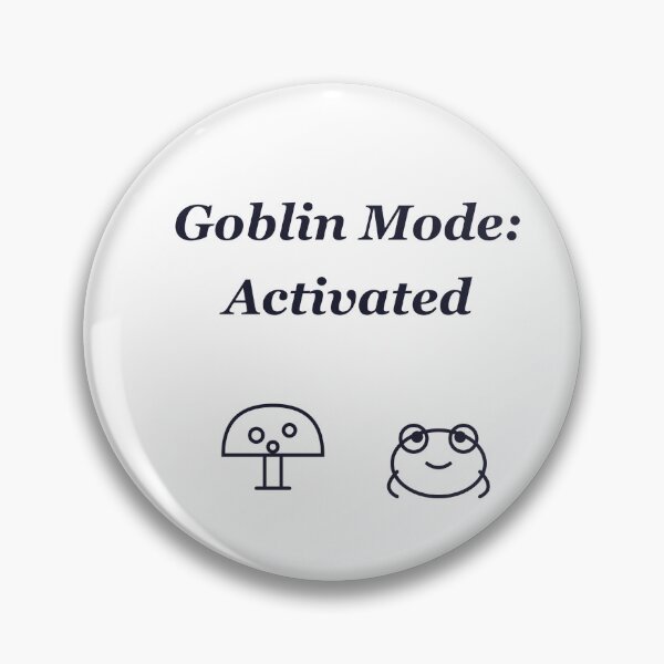 Item preview, Goblin Mode Activated Funny Mushroom Frog Sticker - Cottagecore designed and sold by EdgePrintCo.