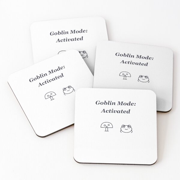 Item preview, Goblin Mode Activated Funny Mushroom Frog Sticker - Cottagecore designed and sold by EdgePrintCo.