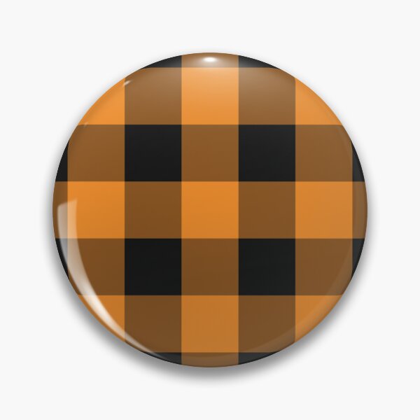 Item preview, Black And Orange Gingham Pattern designed and sold by pattern-archive.