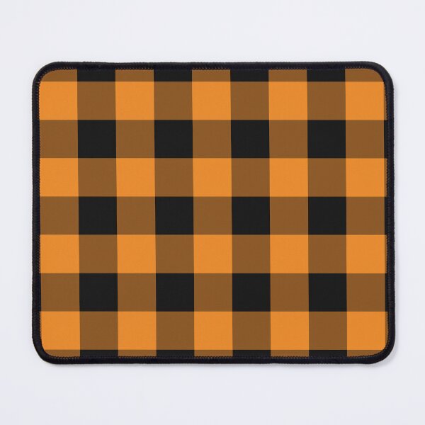 Item preview, Black And Orange Gingham Pattern designed and sold by pattern-archive.