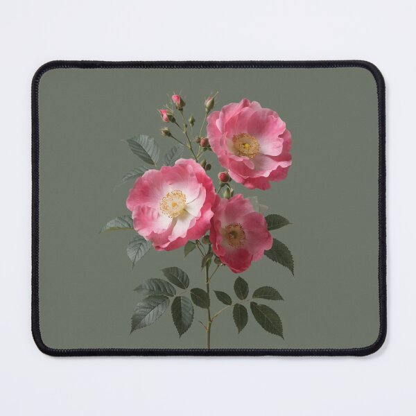 Item preview, Vintage Wild Rose Botanical Print – Neutral Beige Art, Rosa Canina Museum Style designed and sold by zaina.sho.