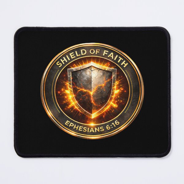 Item preview, Shield of Faith Ephesians 6:16 – Christian Armor of God Statement designed and sold by astersgraphics.