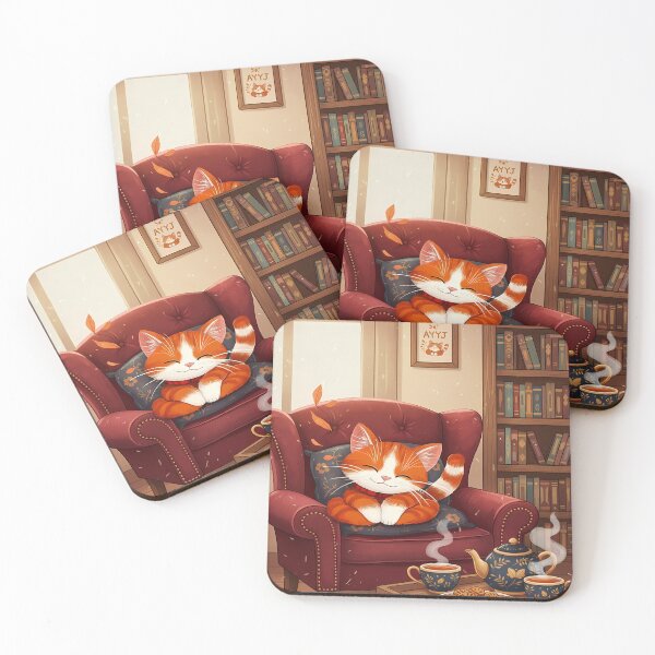 Item preview, Cozy Cat Reading Nook designed and sold by Duvelier.