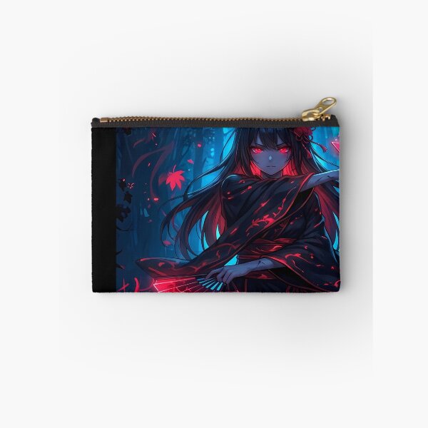 Item preview, Anime Girl with Fans in Dark Forest designed and sold by martinbrochard.