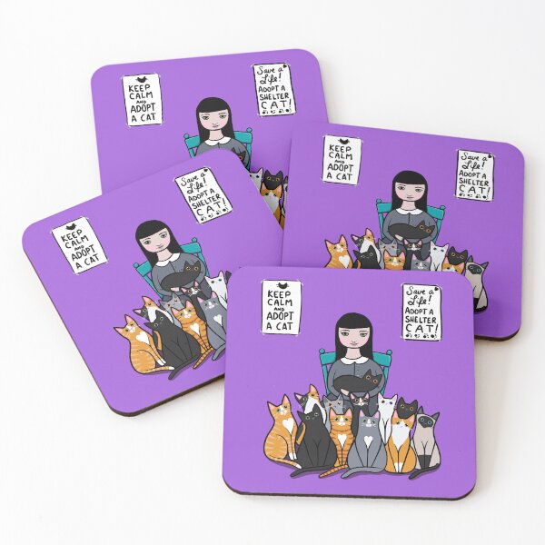 Item preview, Adopt a Shelter Cat designed and sold by KilkennyCat Art.