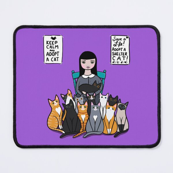 Item preview, Adopt a Shelter Cat designed and sold by KilkennyCat Art.