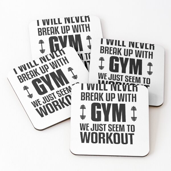 Artikelvorschau, I Will Never Break Up With Gym – Funny Workout Motivation Quote entworfen und verkauft von Mavriboy.
