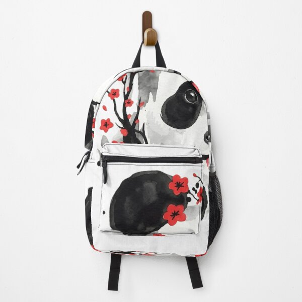 Item preview, Aesthetic Watercolor Panda with Cherry Blossoms - Sakura Panda Art designed and sold by haitrieuic96.