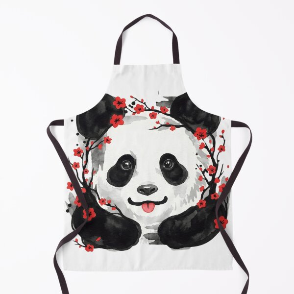 Item preview, Aesthetic Watercolor Panda with Cherry Blossoms - Sakura Panda Art designed and sold by haitrieuic96.