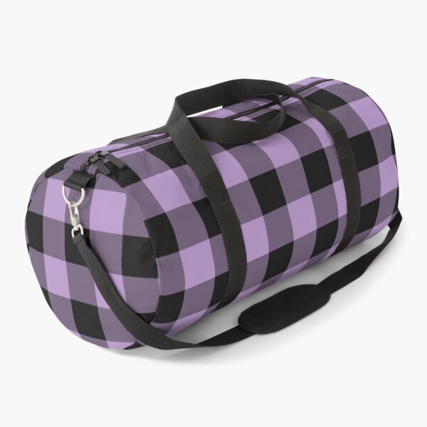 Item preview, Black And Purple Gingham Pattern designed and sold by pattern-archive.