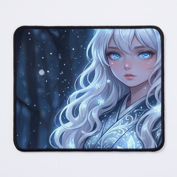 Item preview, Anime Girl in Winter Kimono designed and sold by martinbrochard.