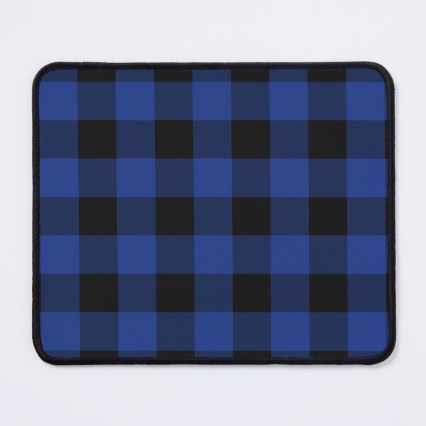 Item preview, Black And Royal Blue Gingham Pattern designed and sold by pattern-archive.