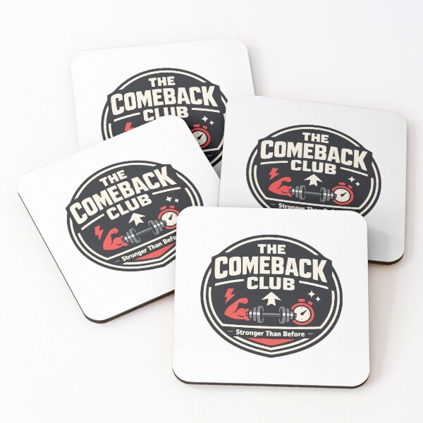 Item preview, The Comeback Club Stronger Than Before Fitness Badge designed and sold by FunFitLife Studio.