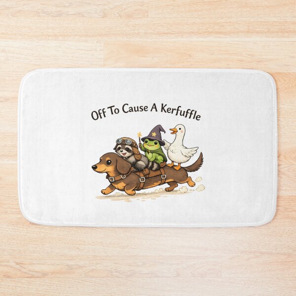 Item preview, Off to Cause A Kerfuffle Funny Animal Squad designed and sold by JODYSMORGAN.
