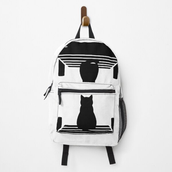 Item preview, Minimalist Cat Silhouette on Dock Reflection – Aesthetic Line Art Design designed and sold by JonelCrafts.