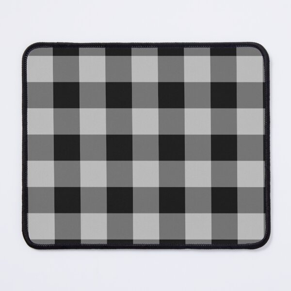 Item preview, Black And Silver Gingham Pattern designed and sold by pattern-archive.