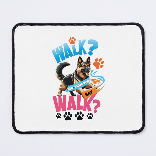 Item preview, Perro lindo - ¿Pasear? ¿Alguien dijo pasear? | Frase divertida sobre perros para amantes de las mascotas designed and sold by EvolvCustoms.