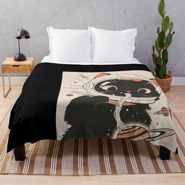 Item preview, Astronaut Cat Eating Noodles in Space designed and sold by Duvelier.