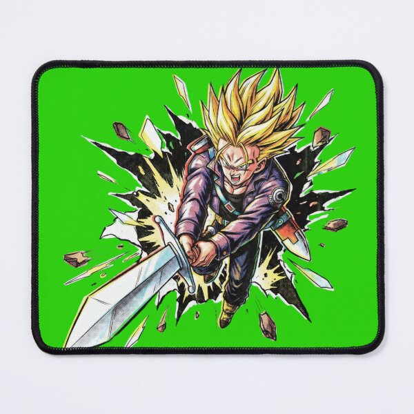 Item preview, Golden Anime Warrior Breaking Through Wall designed and sold by Artistic canvas store.