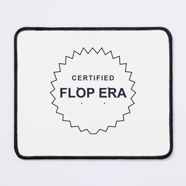 Item preview, Certified Flop Era Funny Badge Sticker - Gen Z Meme Humour designed and sold by EdgePrintCo.