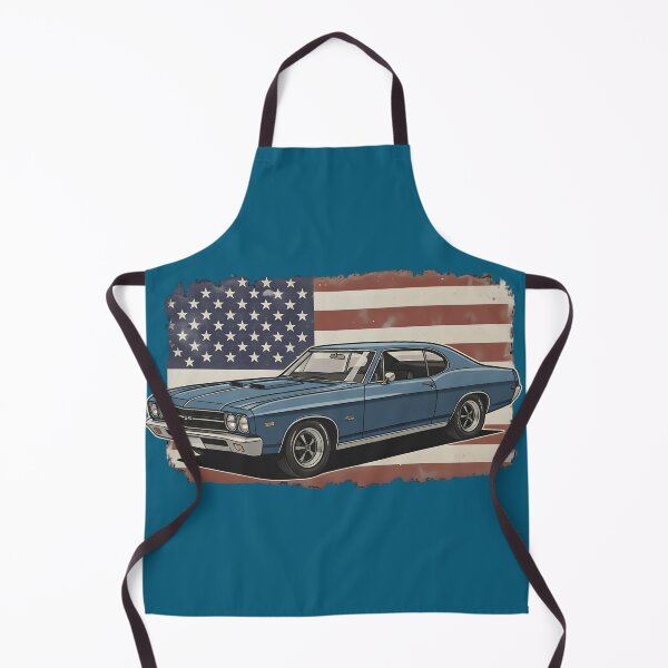 Item preview, Classic American Muscle Car Vintage USA Flag designed and sold by BoralisSynth.