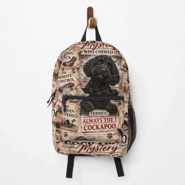 Item preview, Cockapoo Mystery Who Chewed It? Funny Cockapoo Crime Art for Cockapoo Parents designed and sold by Cockapoo Society.