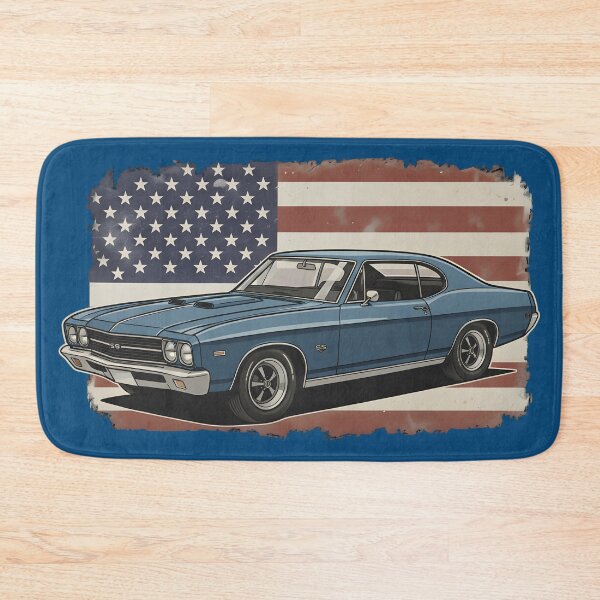 Item preview, Classic American Muscle Car Vintage USA Flag designed and sold by BoralisSynth.