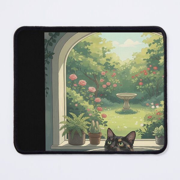 Item preview, Cat Bathes in Flower-Filled Bowl designed and sold by Duvelier.