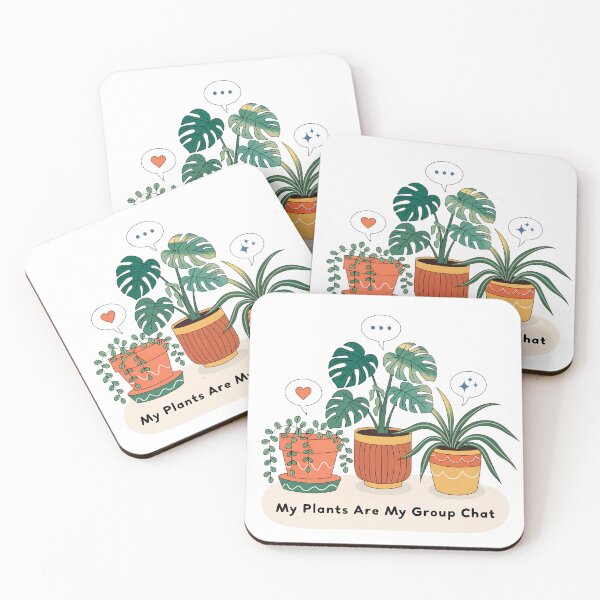 Item preview, My Plants Are My Group Chat  designed and sold by Bionson Art.