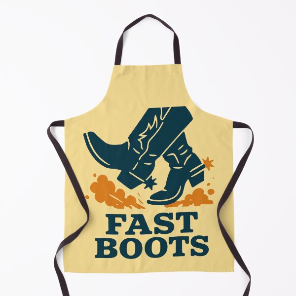 Item preview, Fast Boots Retro Vintage Western Style designed and sold by SplashTastic.